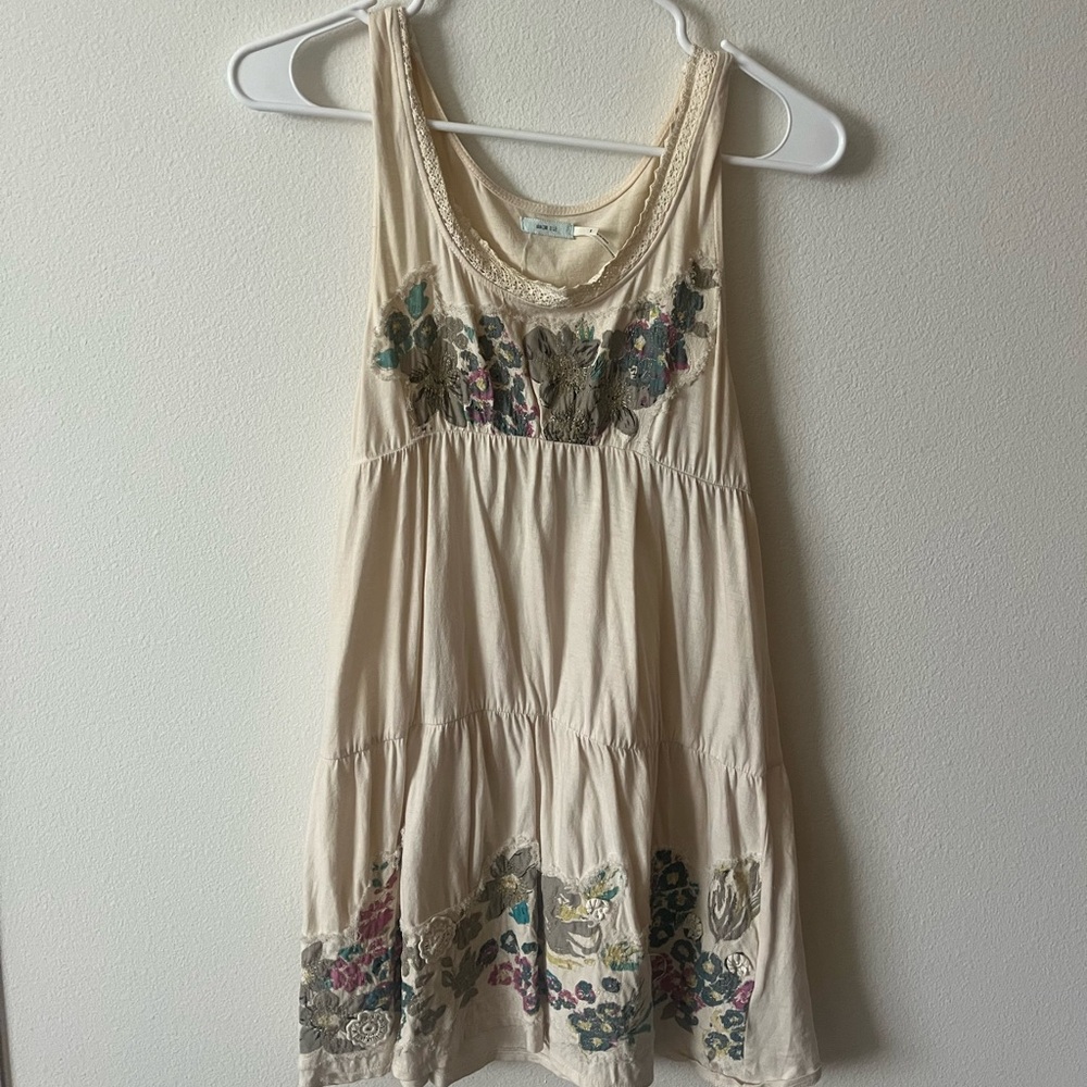 Urban Outfitters Kimchi Blue floral and cream dress